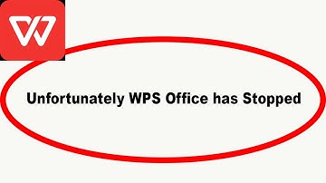 Fix WPS Office Unfortunately Has Stopped | WPS Office Stopped Problem | PSA 24