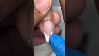 Chrome French Tip ❄️ | Watch Me Work #polygel #nails #howto #chromenails