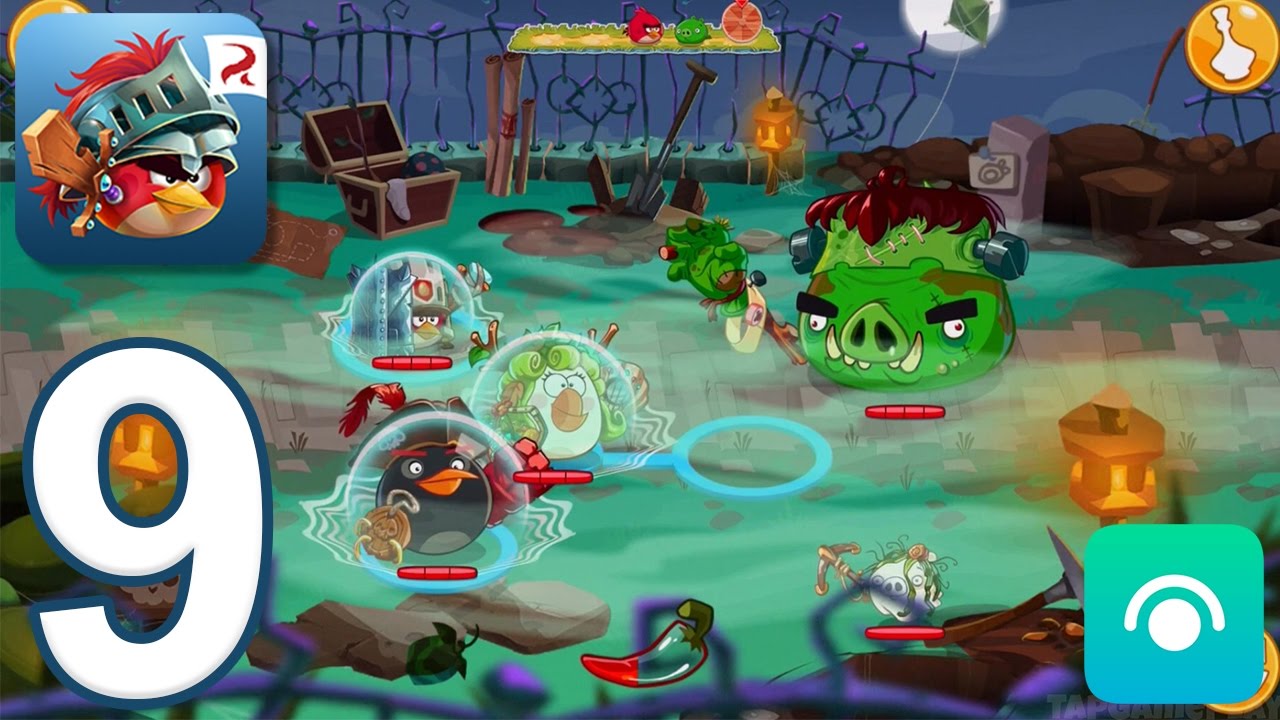 Angry Birds Epic RPG - Gameplay Walkthrough Part 9 - Halloween 1-10 (iOS, Android)