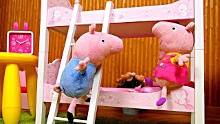 Свинка Пеппа новая серия. Двухъярусная кровать для Пеппы и Джорджа. Мультики для детей