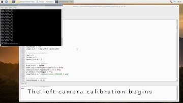 Step 4, camera calibration, Python code