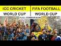 ICC cricket world cup vs FIFA world cup Full Comparison UNBIASED | ICC vs FIFA | Gianni Infantino