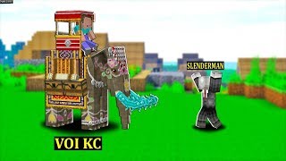 SlenderMan - ĐƯA NOOB ĐI CHƠI SỞ THÚ TRÁNH NẮNG MÙA HÈ VÀ CƯỠI VOI KIM CƯƠNG TRONG MINECRAFT