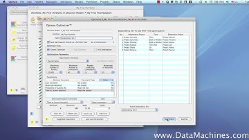 Optimizing Project Portfolios Containing Project Dependencies Using Optsee®
