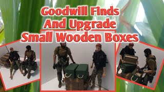 Goodwill Finds and update Wooden Boxes