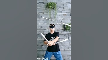 Bịt mắt tung song côn inox 🇻🇳 KANCLUB côn nhị khúc #cônnhịkhúc