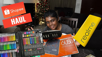 Shopee Haul | Christmas 2021 & New Year Gift 2022 | RealMe | MOXOM