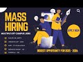 Big MNC Off-Campus Hiring 2025–2026 | Google, Infosys, SAP | Freshers Apply Now