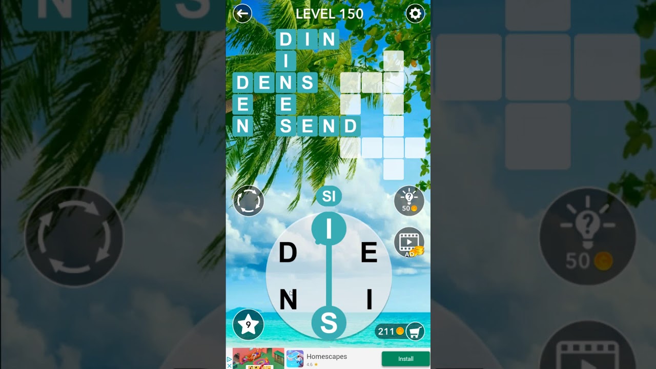 Word Crossword Search level 150