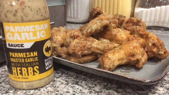 Parmesan Garlic Wings Using  Buffalo Wild Wings Sauce