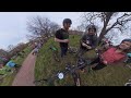 Baltimore Bike Party meet up in St. Mary's park