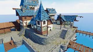 Unity Asset Store Pack - Modular Fantasy Town (Download link below)