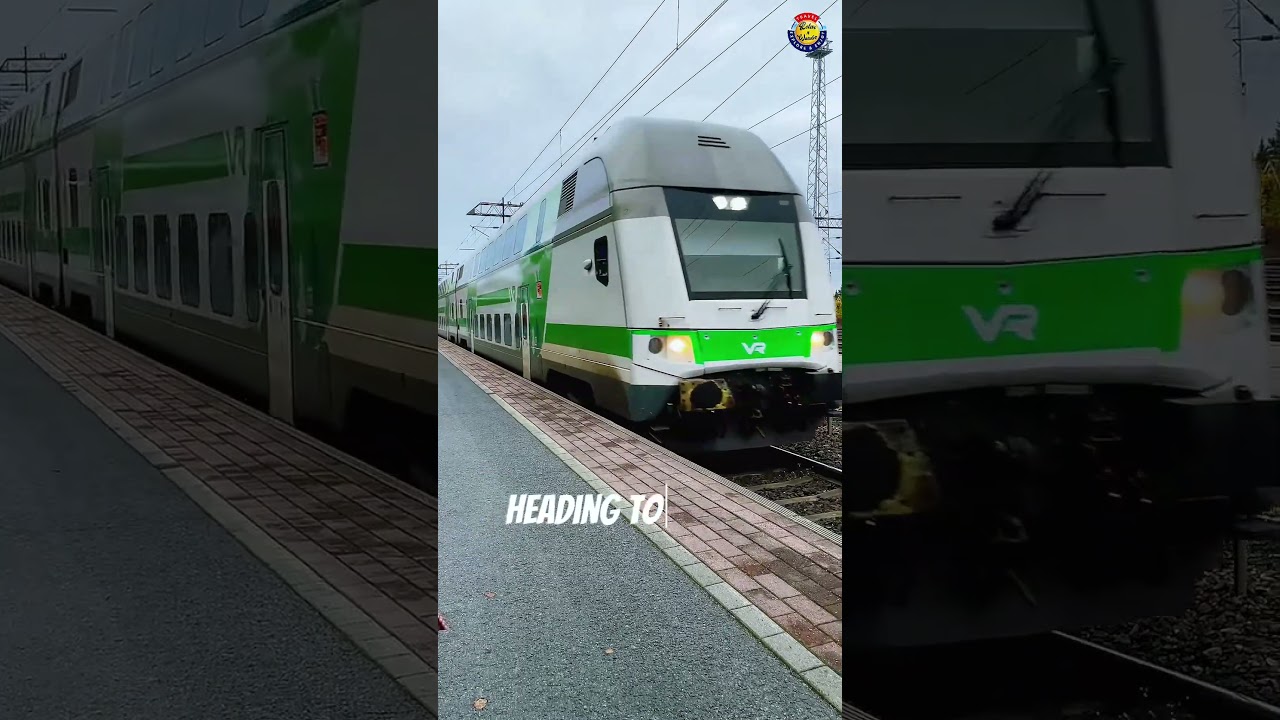 High-Speed Elegance🚂VR Express 2 Helsinki 🇫🇮 