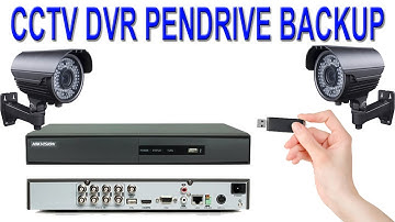How to backup CCTV video clip to USB Pendrive | DVR Data Export in USB Pendrive | DVR Backup