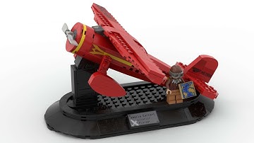 Lego 40450 Amelia Earhart Tribute Speed Build Studio Bricklink LDD by PLegoBB