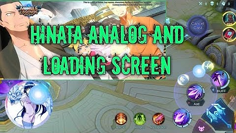 Hinata Loading Screen And Analog|MLBB|ItzSvenix