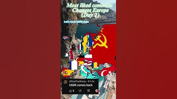 Most liked Comment changes Europe (Day 2) #comment #geography #europe #map #mapping #mapper