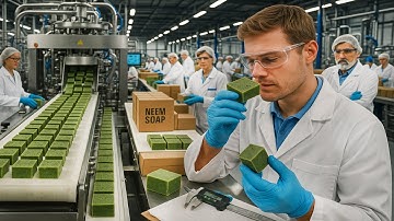 Make millions of dollars a month by starting a soap factory made from neem.