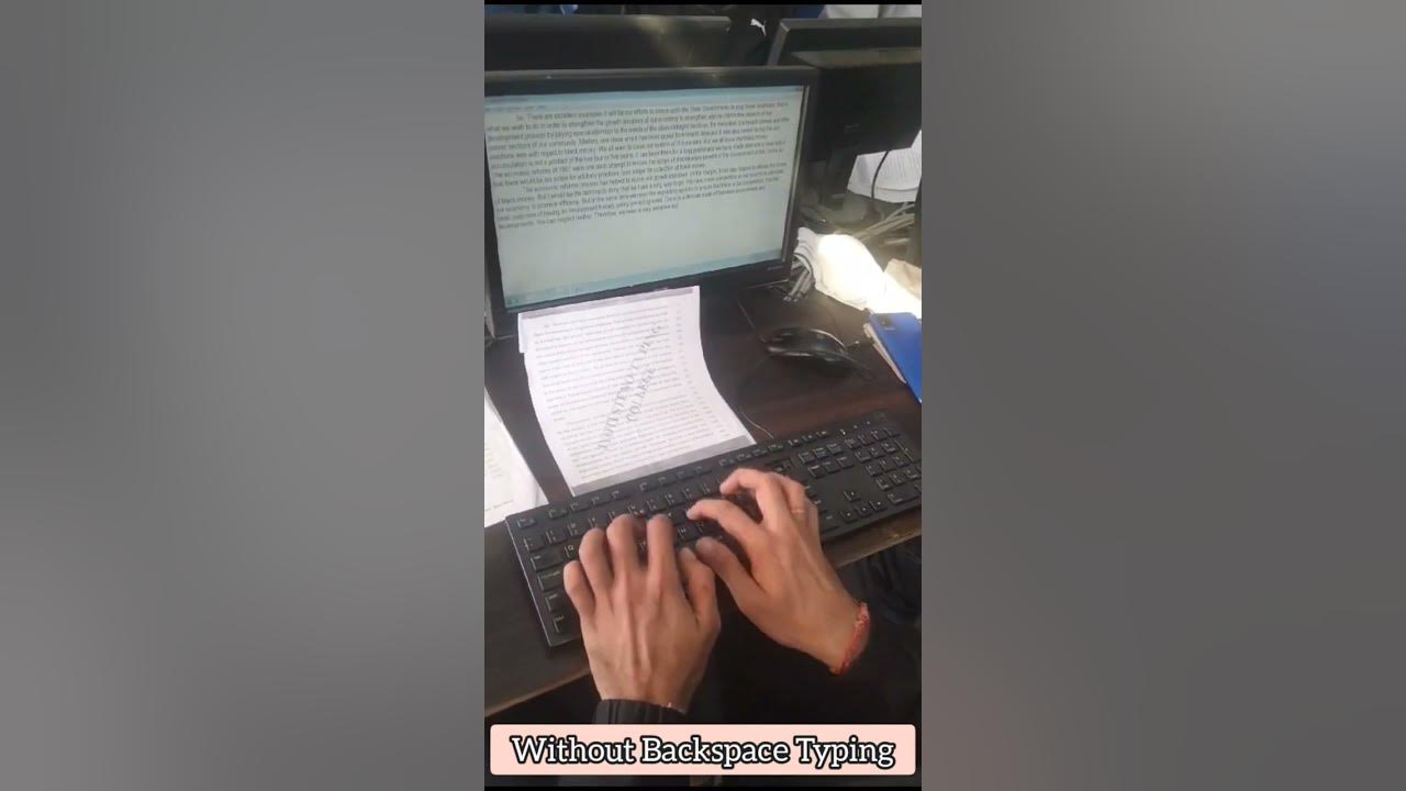 Without backspace typing emrs dsssb target batch youtube