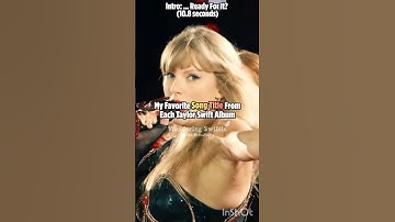 My Favorite Song Title From Each Taylor Swift Album | #taylorswift #shorts