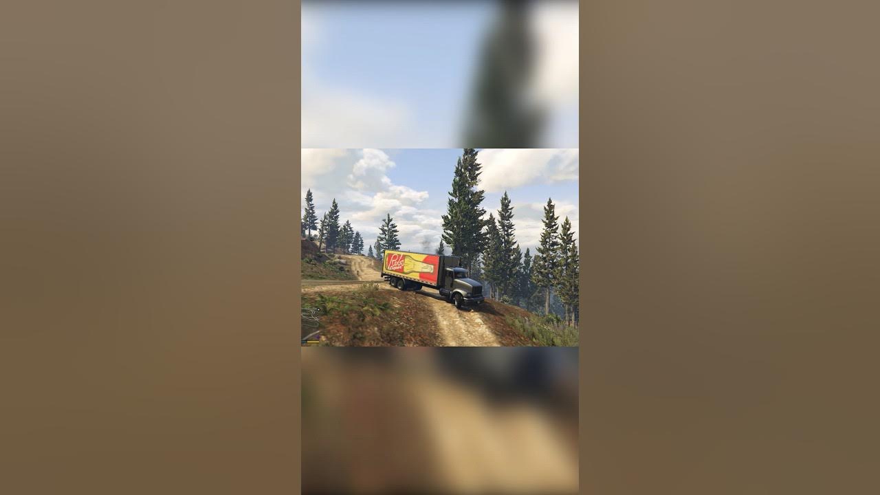 Epic GTA 5 Moment: Heavy Load Truck Conquers Hill Country! - YouTube