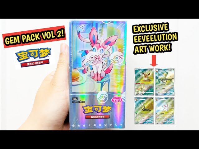Opening Pokémon Eeveelution Gem Pack Vol 2 Booster Box