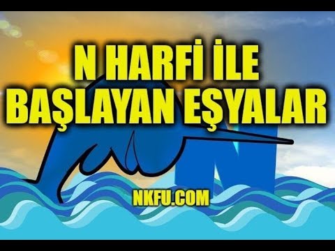 N Harfiyle Başlayan Eşyalar