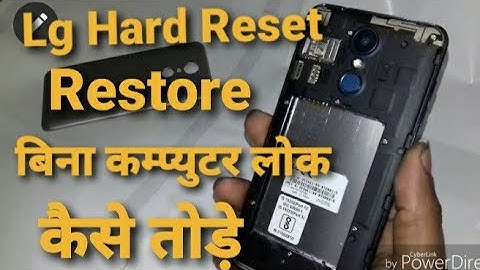 Hard Reset LG k9 2018 X210HM/lg k9 hard reset and Pattern Remove/lg k9 ka lock kese tode/legislature