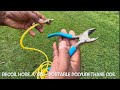 How To Repair A Leaking Recoil Hose, 1/4in – Portable Polyurethane Coil On Air Compressor