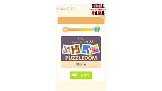 Puzzledom - Fill Novice A Level 1 - 50 - Walkthrough screenshot 3
