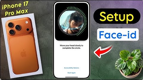 How To Set Up Face ID on iPhone 17 Pro Max, Enable Face ID Passcode on iphone 17 pro max