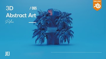 3D abstract Blue | Blender Beginner Friendly tutorials | Blender 3.2
