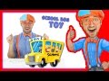 School Bus Toy with Blippi | Wheels On The Bus Song