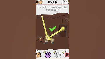 Brain Test 2 | Captain Marry | Level 12 | try to find a way to open that magical door