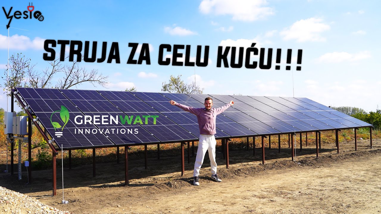 Ugradio sam solarnu elektranu SNAGE 10KW!!! Epizoda 2