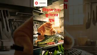 Smart AI Cat Tricks Crocodile | Funny Animal Short 🐱🔥 #Shorts#trending