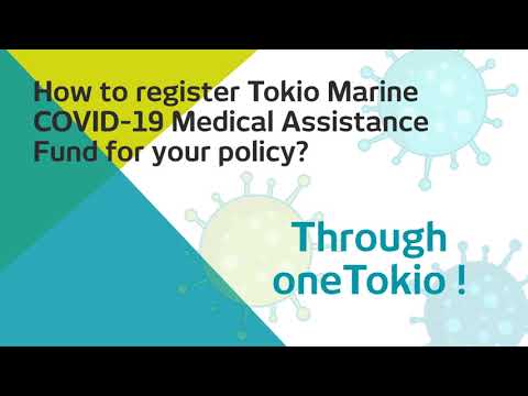 How to register for Tokio Marine COVID-19 Medical Assistance Fund?