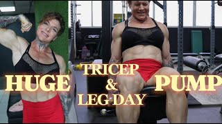 Unlocking Muscle Growth. Triceps \& Leg Workout: The Secret to Mental \& Physical Gains