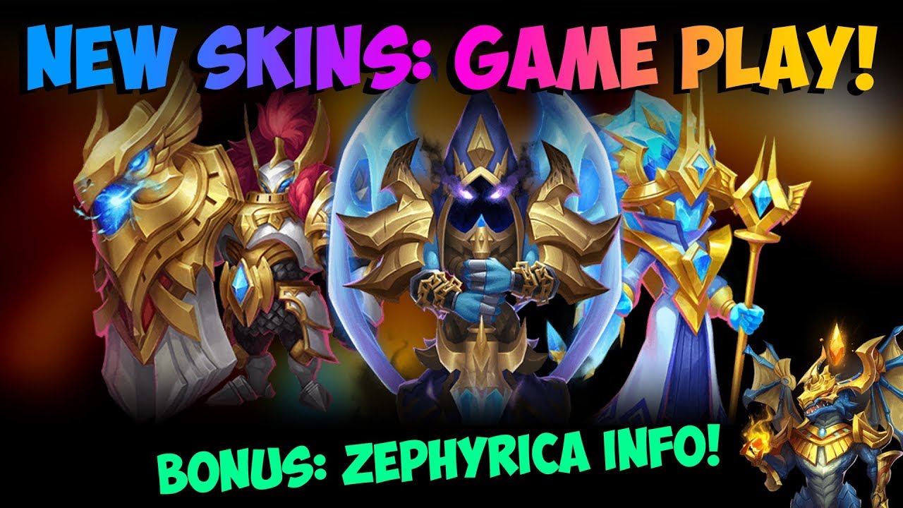 New Update Talk + New Skins and Game Play Castle Clash