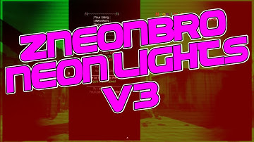 zNeonBro | Neon Lights v3 | [Mw2/.CFG/1.14] | CFG Mod Menu No Jailbreak | 2015 + Download