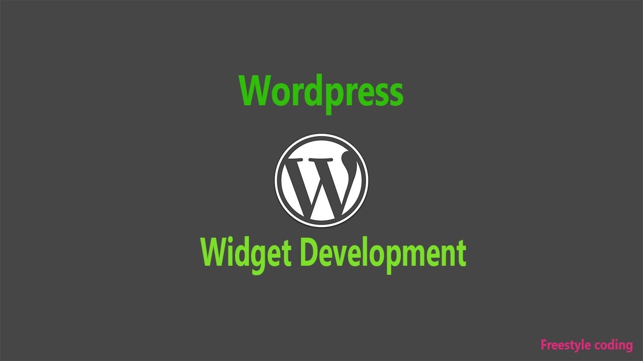 Wordpress Widget Development project introduction sinhala tutorial part ...