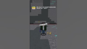 level 1 vs 250,000 pickaxe in minecraft prison ⛏️