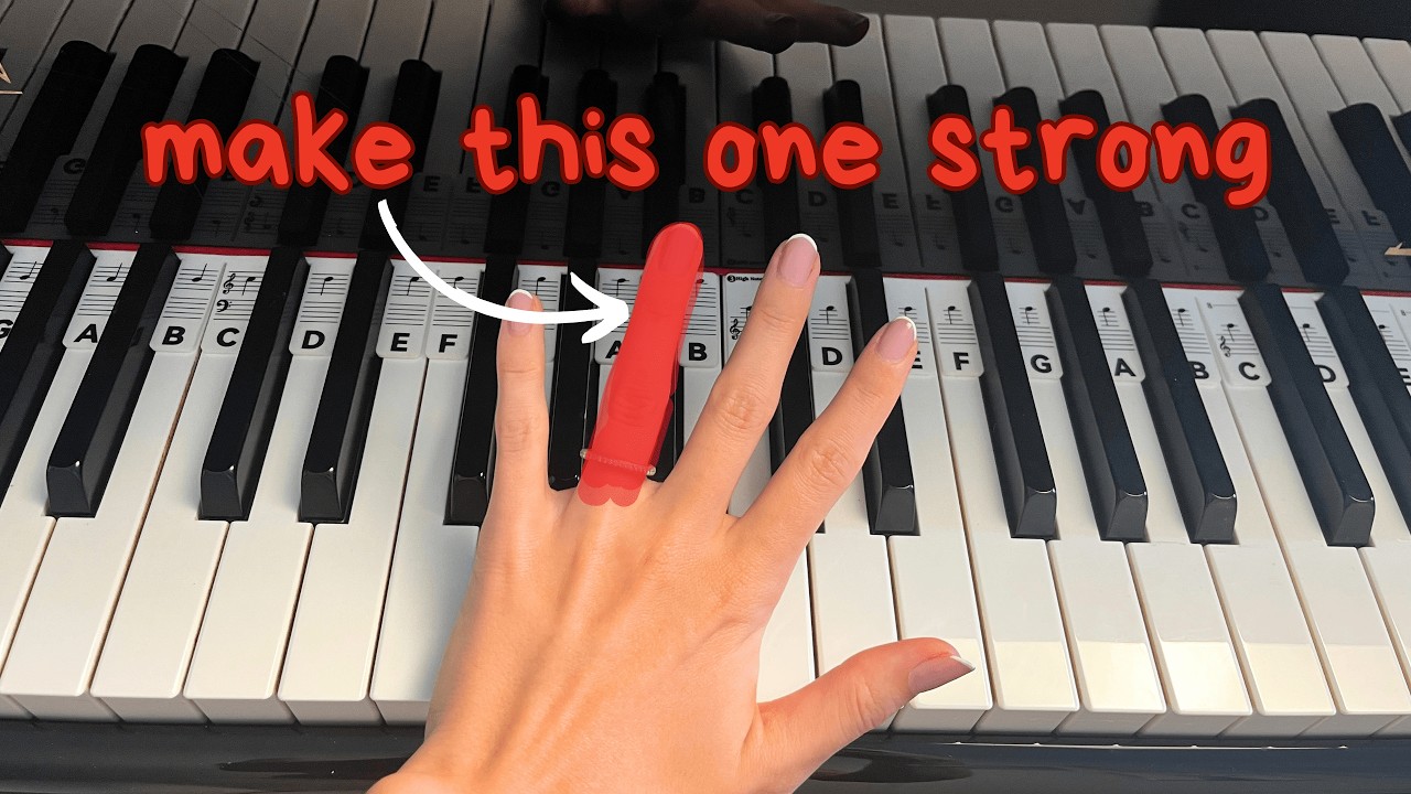Easy Exercises to Strengthen Your 4th Finger on Piano - YouTube