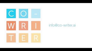 Co-Writer Tutorial: Adding New Sources