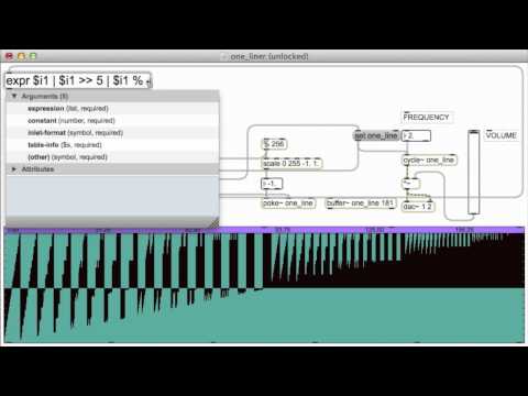 Expression-Based Function Oscillator in Max