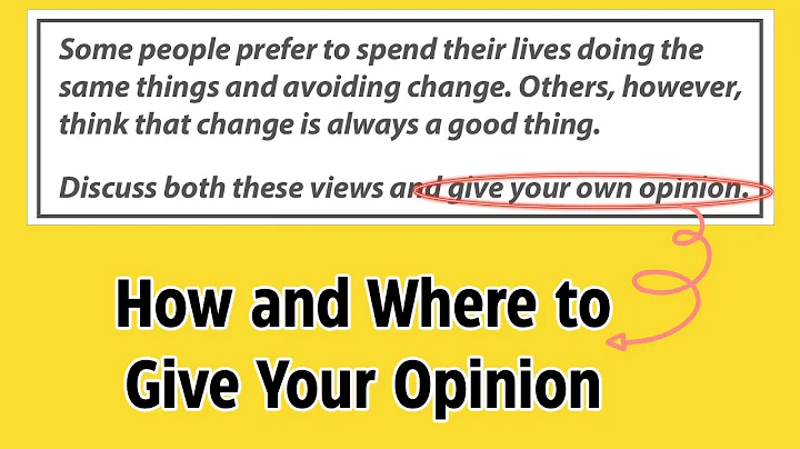 *how* and *where* to give your opinion in discuss both these views//ielts writing task 2 - DayDayNews