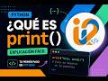 Cómo usar print() en Python