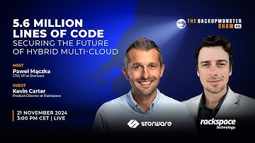 61 The Backupmonster Show: Securing the Future of Hybrid Multi-Cloud | Kevin Carter, Rackspace