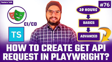 Playwright TypeScript #76 How to Create GET API Request | End to End API Testing in Playwright