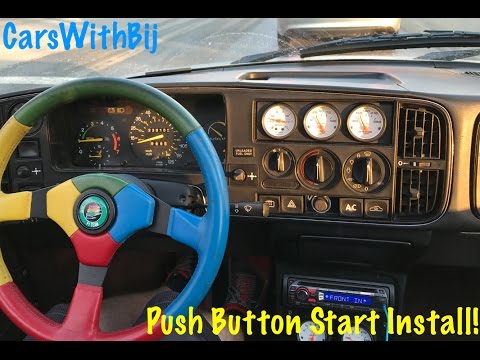 Saab 900 Turbo – Push Button Start Install!!